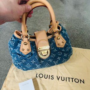 Louis Vuitton Denim Monogram Handbag